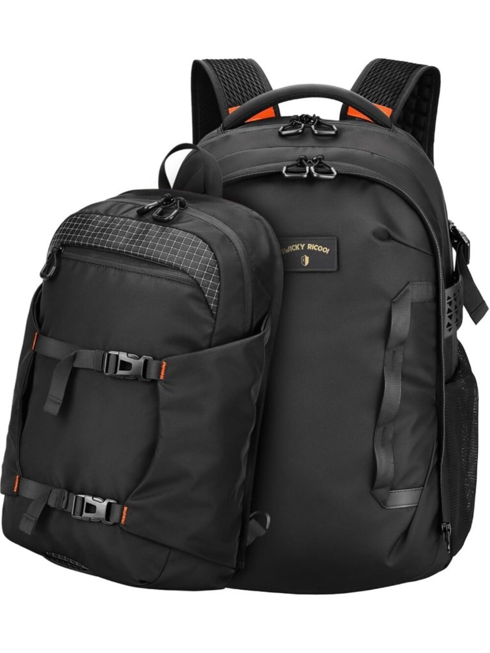 2-in-1 Detachable Carry-On Backpack - Flight Approved, Water Resistant, Fits 17